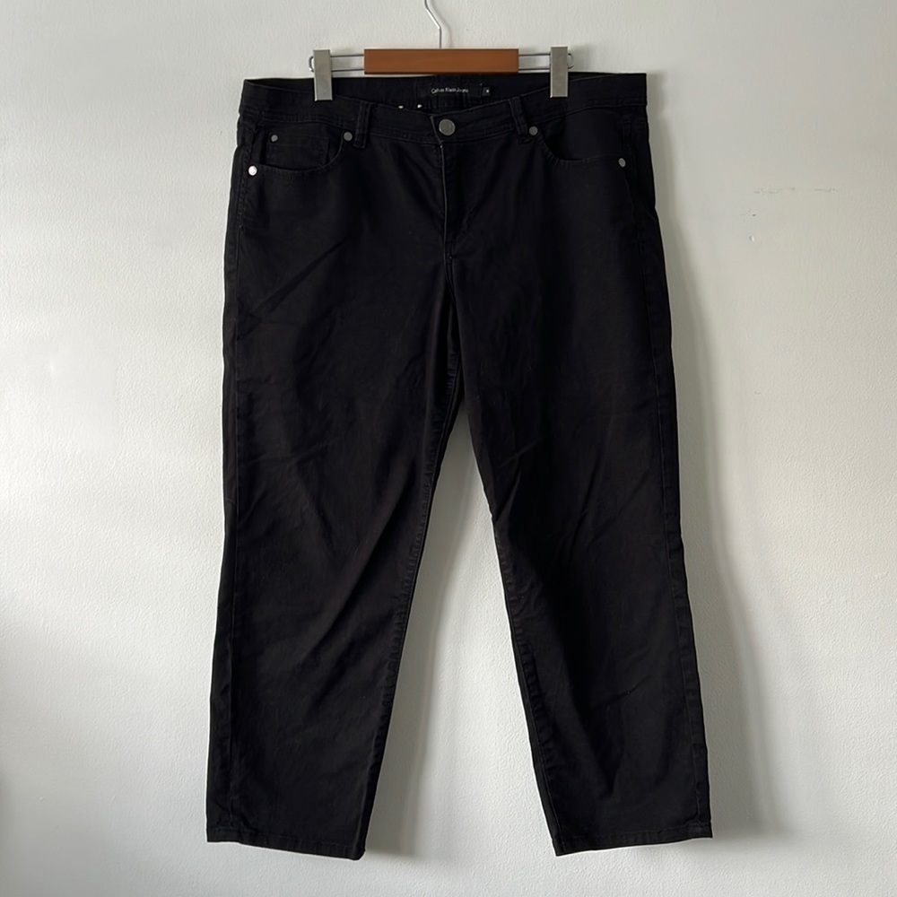 Calvin Klein Crop Black Jeans